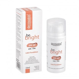 Dermoskin Be Bright SPF50+ Likit Fondöten 33ml - Light - Dermoskin