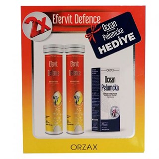 Orzax Efervit Defence Takviye Edici Gıda 2x20 Tablet + Ocean Pelumcka 20 ml HEDİYE - Orzax