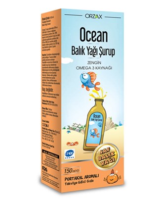 Orzax Ocean Balık Yağı Şurup 150 ml İkili Paket - Orzax