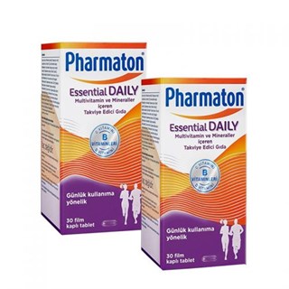 Pharmaton Essential Daily Takviye Edici Gıda 2 x 30 Film Kaplı Tablet - Pharmaton